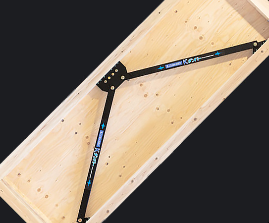 地震の揺れを最大約88%軽減する制震ダンパーを使用