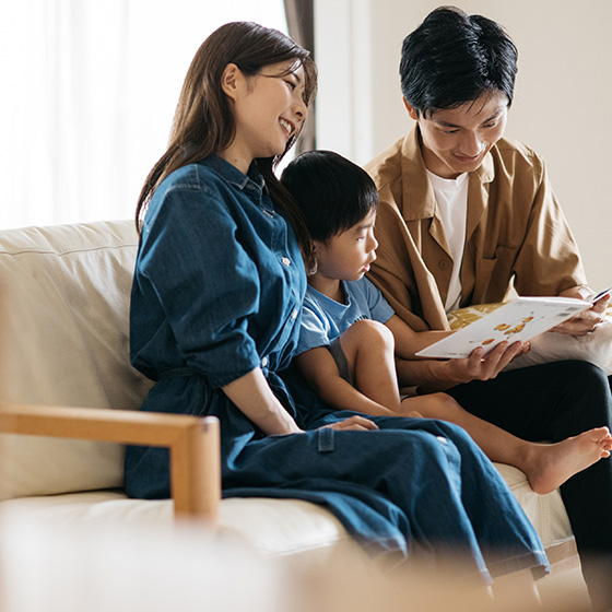 実際の建物を
                                体感することができます。