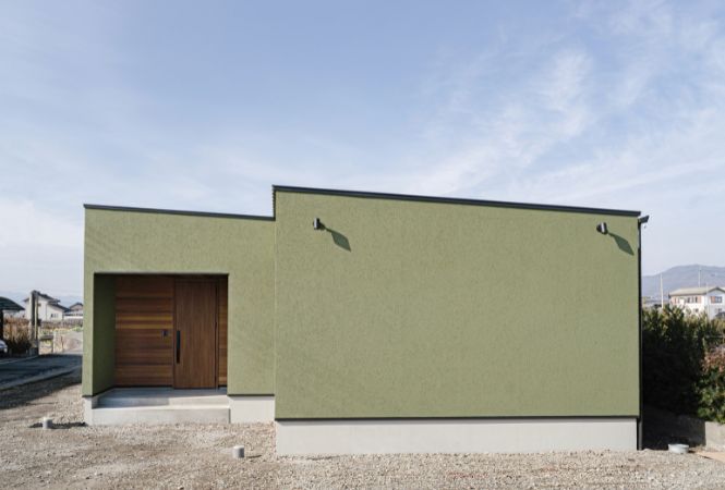 自然×都会的な雰囲気が組み合わさった平屋