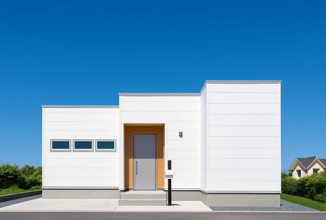 緑と光あふれる、開放的な平屋