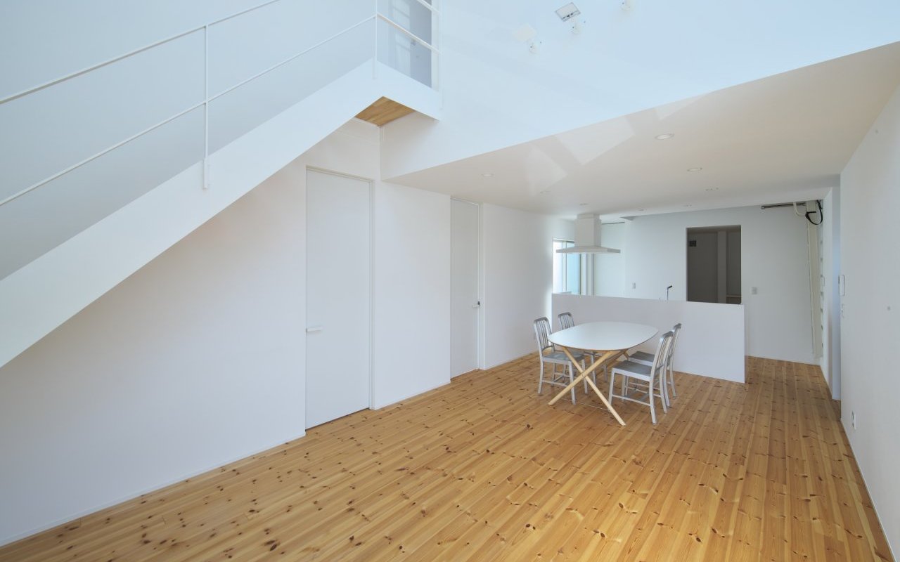 白の輪郭、都市に映える