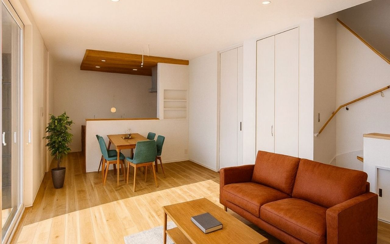 プライベートな空とつながる、静けさの住まい