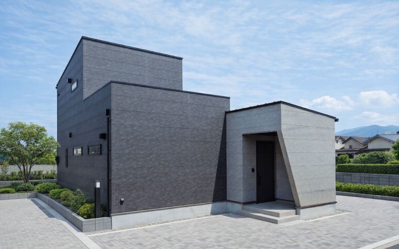 光が巡る住まいの外観と空間設計